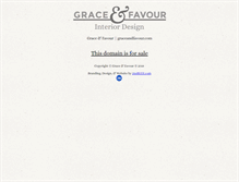 Tablet Screenshot of graceandfavour.com